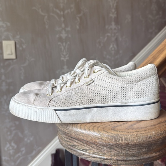 KEDS ladies JUMPKICK perforated low top sneaker beige/suede 9.5 WH65063 - Picture 11 of 11